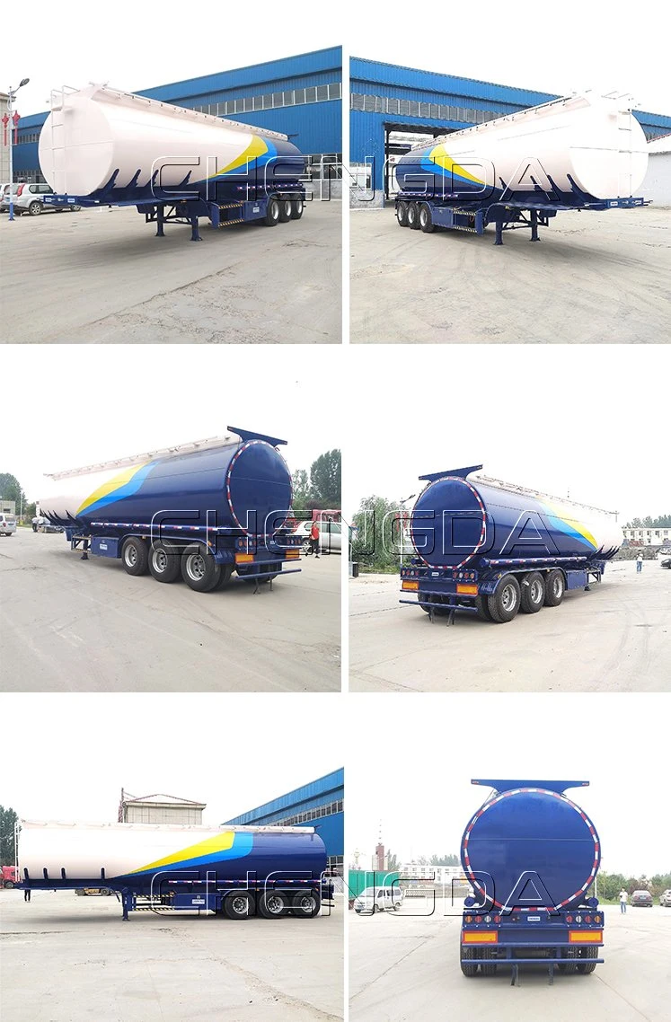 3 Axles Used Fuel Tanker Trailer Aluminium Alloy Tanker Semi Trailer with Low Price