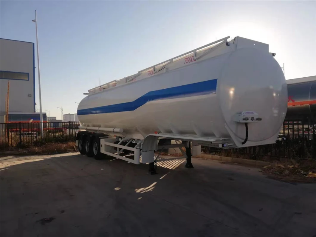 42000 Liters Aluminum Alloy Fuel Tanker Semi Trailer 40 Cbm Aluminum Fuel Tanker for Sale