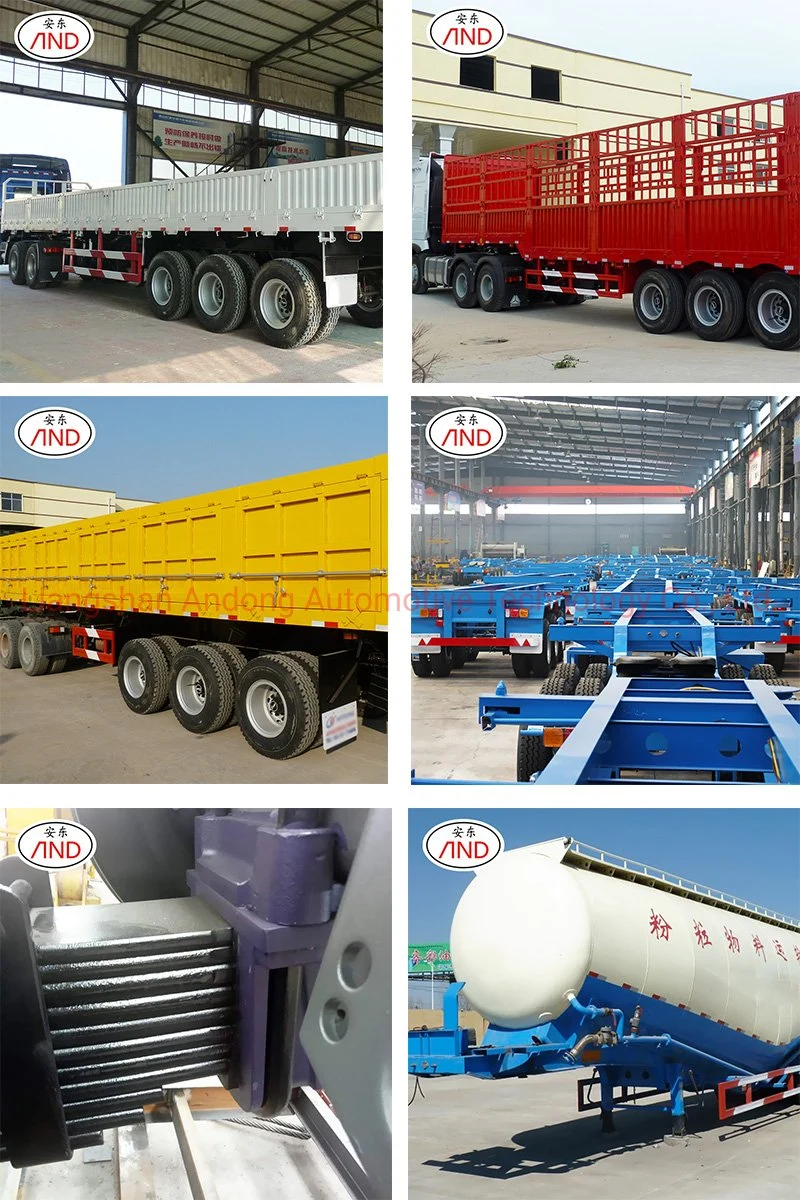 Delivery Extendable Special Low Flatbed Semi Trailer