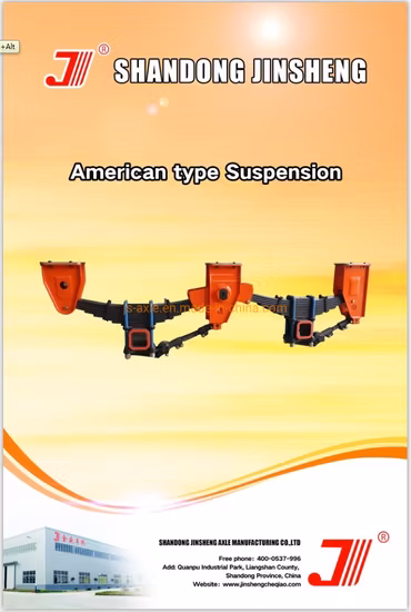 American Germany Type Mechanical Balanced Suspension for Semi Trailer