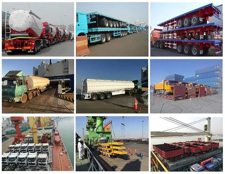 3 Axle 45000/50000L Fuel Oil Petrol Tanker Semi Truck Tractor Trailers for Sale