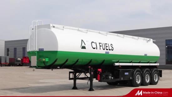 3 Eixos 40000L 45000litros 54000litros Petrol Oil Tanker Tanque de Combustível Semi Reboque para Venda